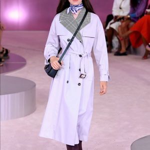 Kate Spade Runway Purple Trench Coat